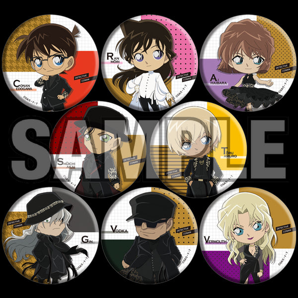 『名探偵コナン』トレーディング缶バッジ ランウェイ デフォルメ BOX