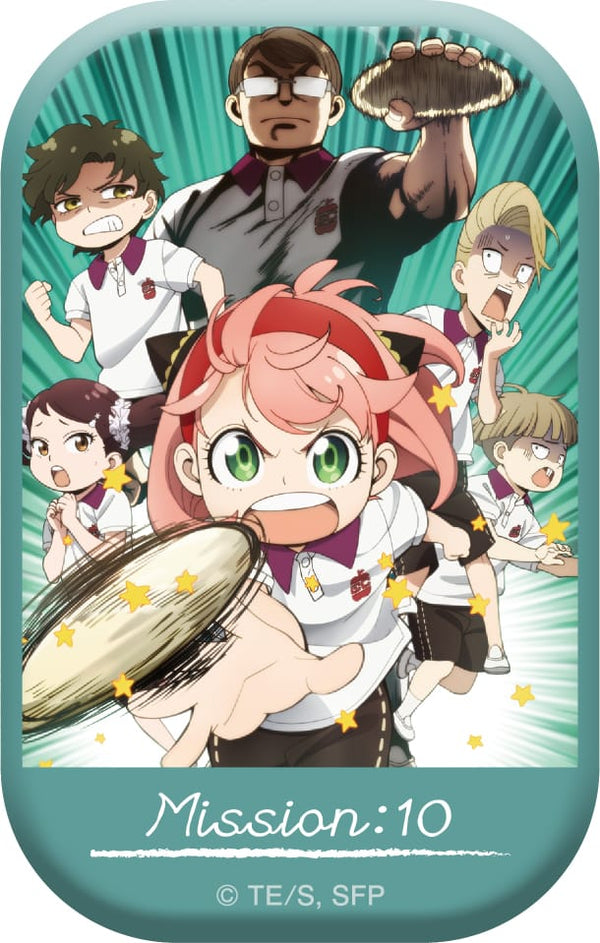 『SPY×FAMILY』スクエア缶バッジ/MISSION:10「ドッジボール大作戦」メインビジュアル