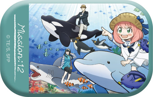 『SPY×FAMILY』スクエア缶バッジ/MISSION:12「ペンギンパーク」メインビジュアル