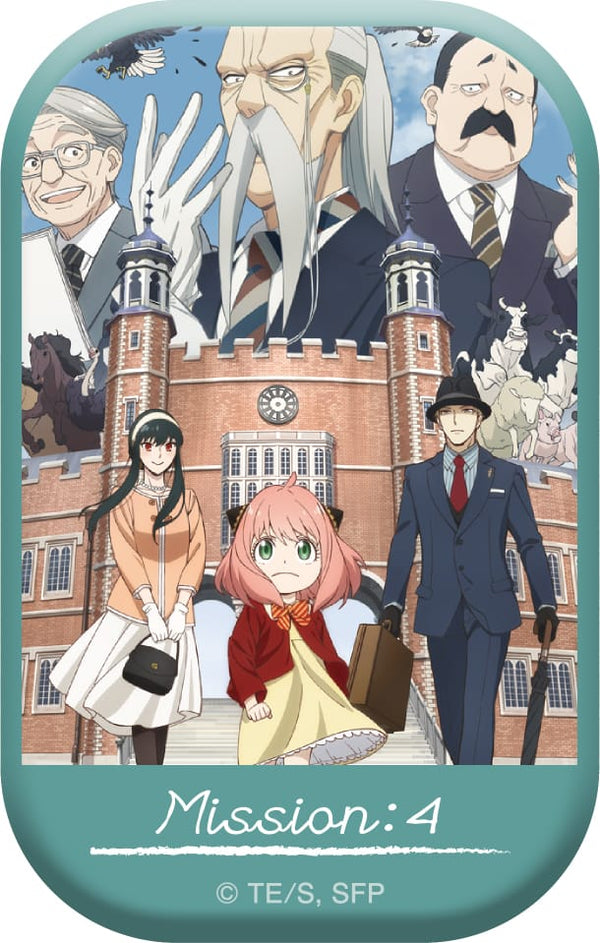 『SPY×FAMILY』スクエア缶バッジ/MISSION:4「名門校面接試験」メインビジュアル