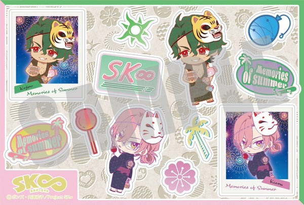 『SK∞ エスケーエイト』ウォールステッカー 桜屋敷薫&南城虎次郎 夏の思い出ver.