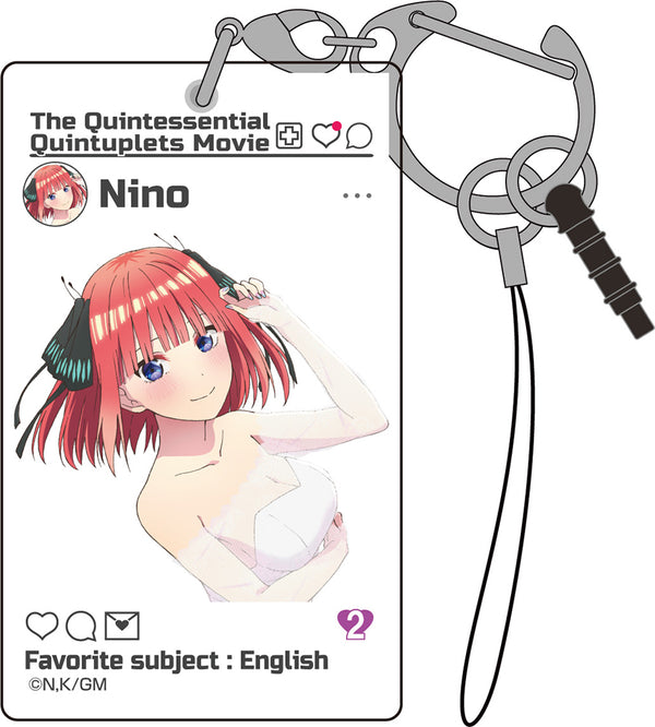 『映画 五等分の花嫁』中野二乃 SNS風アクリルマルチキーホルダー