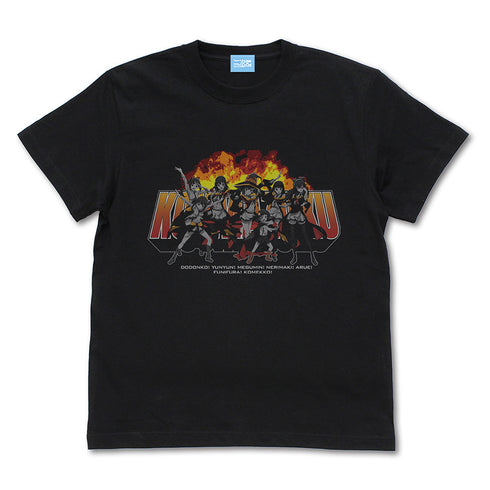 『この素晴らしい世界に爆焔を!』紅魔族 Tシャツ 魔法学園Ver.