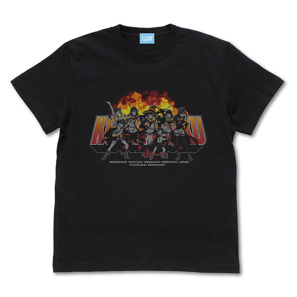 『この素晴らしい世界に爆焔を!』紅魔族 Tシャツ 魔法学園Ver.