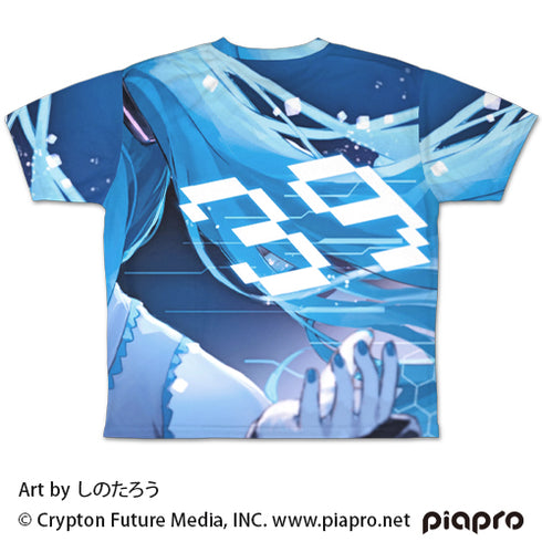 『初音ミク』 両面フルグラフィックTシャツ しのたろうVer.