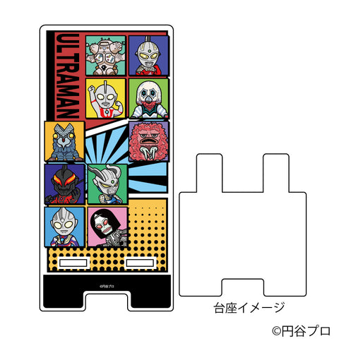 『ウルトラマンシリーズ』スマキャラスタンド 01/整列デザイン(POP Art)