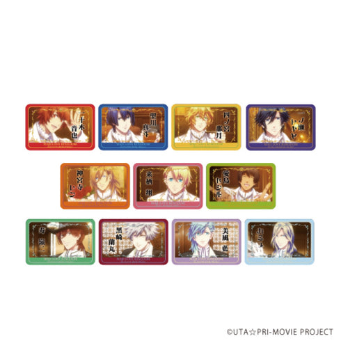 「劇場版 うたの☆プリンスさまっ♪ マジLOVEキングダム」スクエア缶バッジ(横長)01/シャイニング事務所 ボックス(全11種)(場面写)