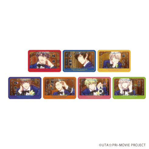 「劇場版 うたの☆プリンスさまっ♪ マジLOVEキングダム」スクエア缶バッジ(横長)02/レイジングエンターテインメント社 ボックス(全7種)(場面写)