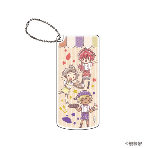 『アイショタ』スライド式小物ケース 01/桜良刹那&小泉日向&後藤頼音 カフェver.(グラフアート)