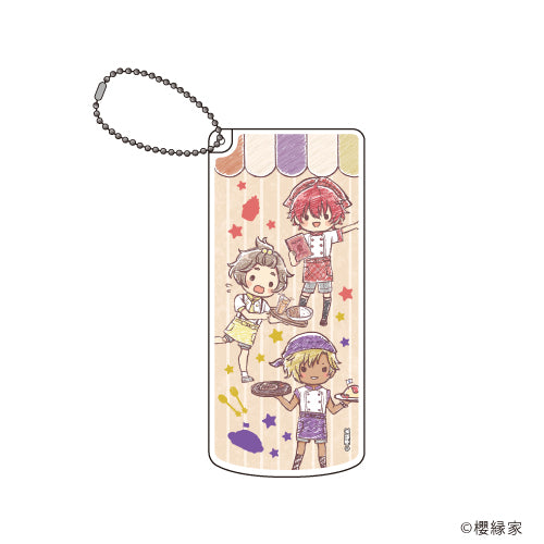 『アイショタ』スライド式小物ケース 01/桜良刹那&小泉日向&後藤頼音 カフェver.(グラフアート)
