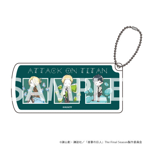 『進撃の巨人』スライド式小物ケース 10/誕生石ver. ライナー&ベルトルト&アニ (グラフアート)