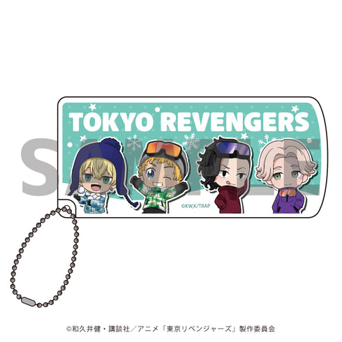 『東京リベンジャーズ』スライド式小物ケース 06/花垣武道&松野千冬&乾青宗&九井一 スノーウェアver.(ミニキャライラスト)