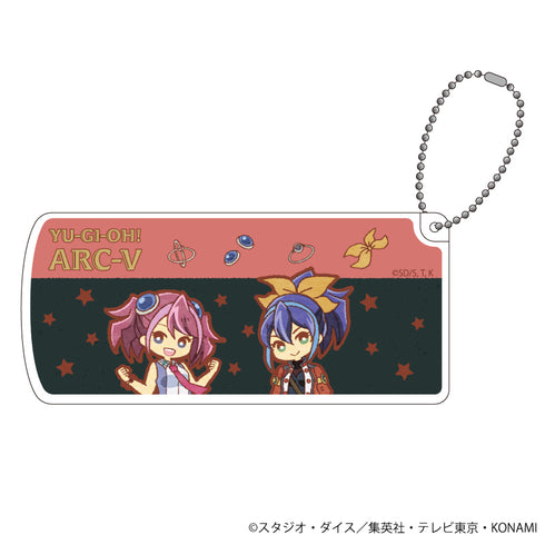 『遊☆戯☆王ARC-V』スライド式小物ケース 03/柊 柚子&セレナ(レトロアート)