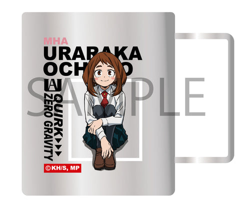 『僕のヒーローアカデミア』折りたたみハンドルステンレスマグ 麗日お茶子