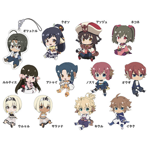 『うたわれるもの 二人の白皇』ぺたん娘トレーディングアクリルストラップ 12個入り(全12種) BOX