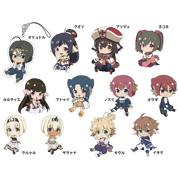 『うたわれるもの 二人の白皇』ぺたん娘トレーディングアクリルストラップ 12個入り(全12種) BOX