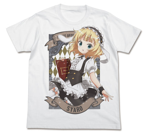 『ご注文はうさぎですか?』シャロ フルカラーTシャツ WHITE