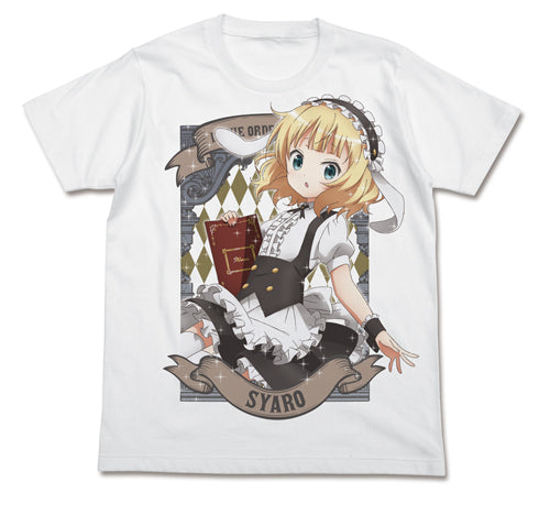 『ご注文はうさぎですか?』シャロ フルカラーTシャツ WHITE