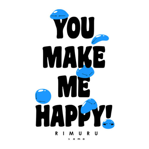 『転生したらスライムだった件』みんなのリムル様 Tシャツ WHITE