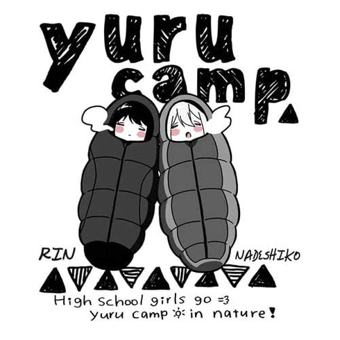 『ゆるキャン△ 』リン&なでしこシュラフ Tシャツ / WHITE