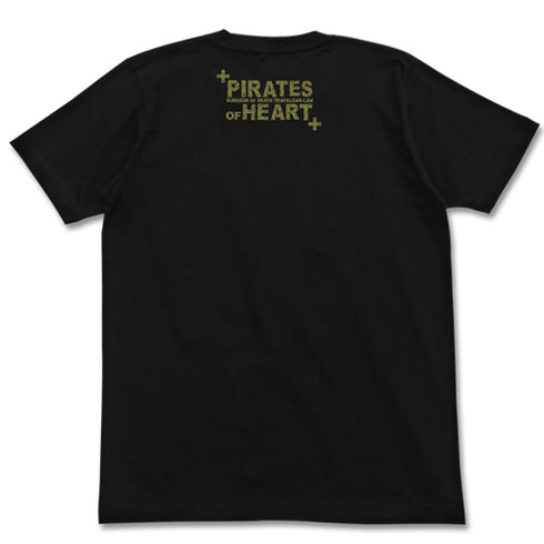 『ワンピース』ハートの海賊団Tシャツ BLACK