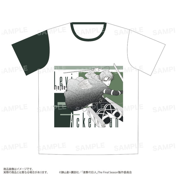 『進撃の巨人』Tシャツ B:リヴァイ