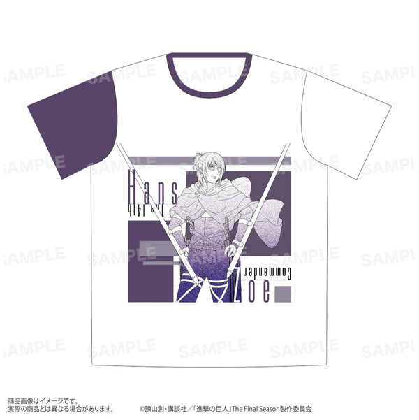 『進撃の巨人』Tシャツ C:ハンジ