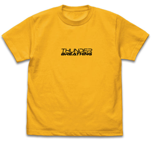 『鬼滅の刃』雷の呼吸 我妻善逸 Tシャツ GOLD