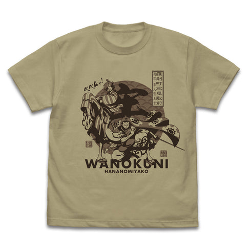『ワンピース』ゾロ十郎&サン五郎 Tシャツ SAND KHAKI