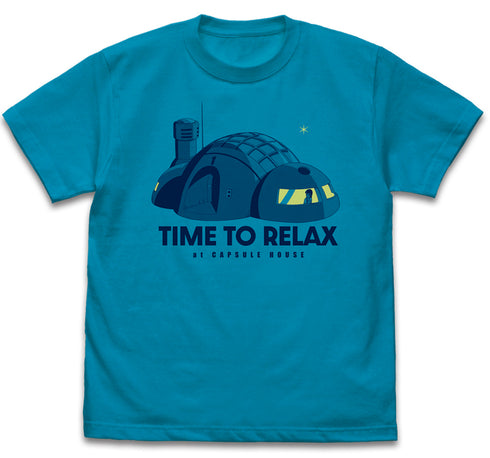 『ドラゴンボール』カプセルハウス Tシャツ TURQUOISE BLUE