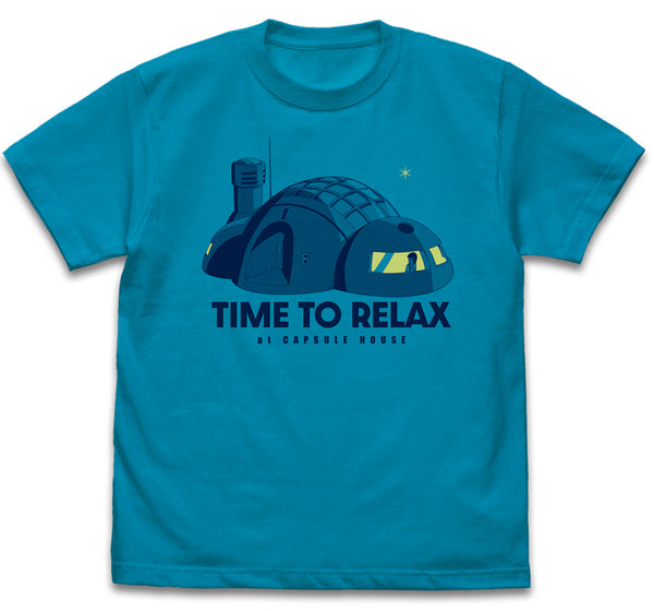 『ドラゴンボール』カプセルハウス Tシャツ TURQUOISE BLUE