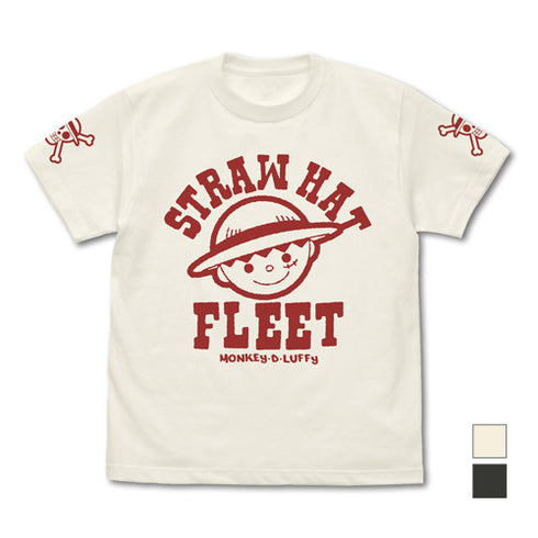 『ワンピース』麦わら大船団 Tシャツ VANILLA WHITE