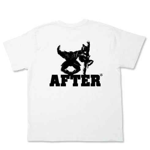 『ドラゴンボール改』ギニュー特戦隊ビフォーアフターTシャツ/WHITE