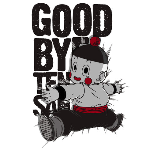 『ドラゴンボール改』さよなら天さんTシャツ改/WHITE