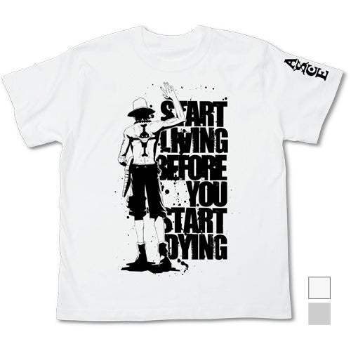 『ワンピース』去り行くエースTシャツ WHITE