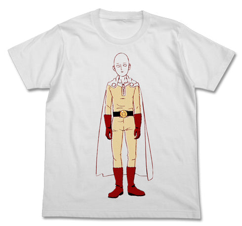 『ワンパンマン』サイタマ Tシャツ WHITE