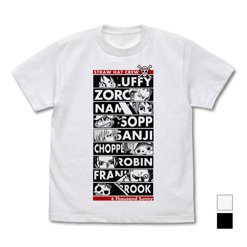 『ワンピース』レヴェリー編 麦わらの一味 Tシャツ WHITE
