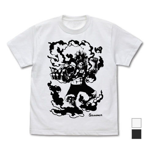 『ワンピース』ルフィ スネイクマン Tシャツ WHITE