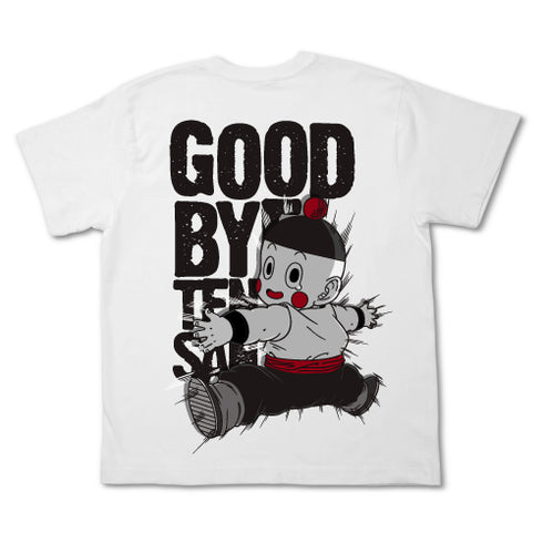 『ドラゴンボール改』さよなら天さんTシャツ改/WHITE