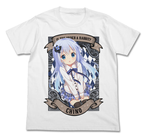 『ご注文はうさぎですか?』チノフルカラーTシャツ WHITE