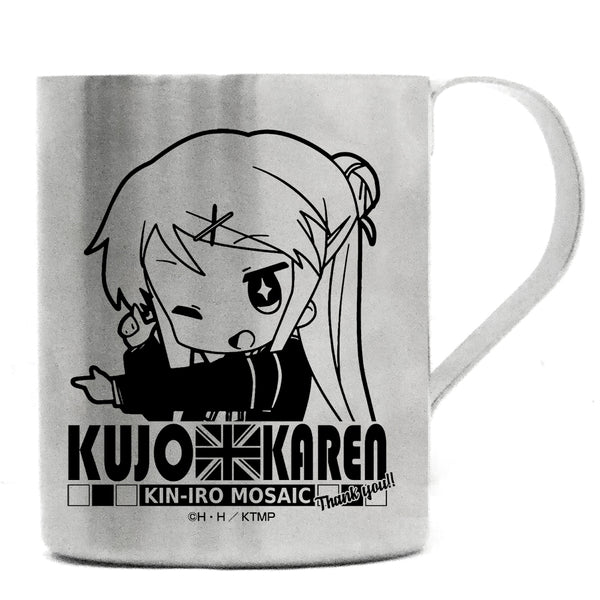 『劇場版きんいろモザイクThank you!!』九条カレン 二層ステンレスマグカップ