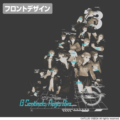 『十三機兵防衛圏』十三機兵防衛圏 コラージュTシャツ