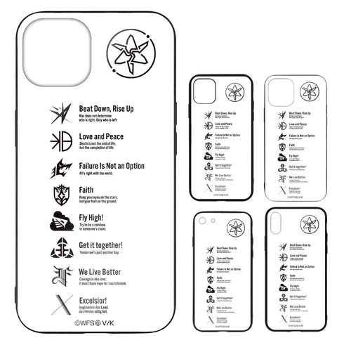 『ヘブンバーンズレッド』セラフ部隊 強化ガラスiPhoneケース