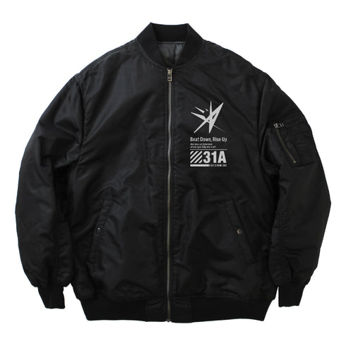 『ヘブンバーンズレッド』31A 部隊ロゴ MA-1ジャケット