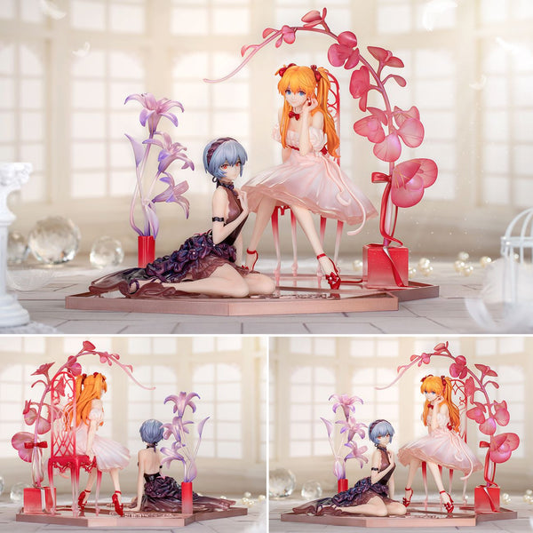 『エヴァンゲリオン』綾波レイ&式波・アスカ・ラングレー 花の言Ver. 1/7 完成品フィギュア