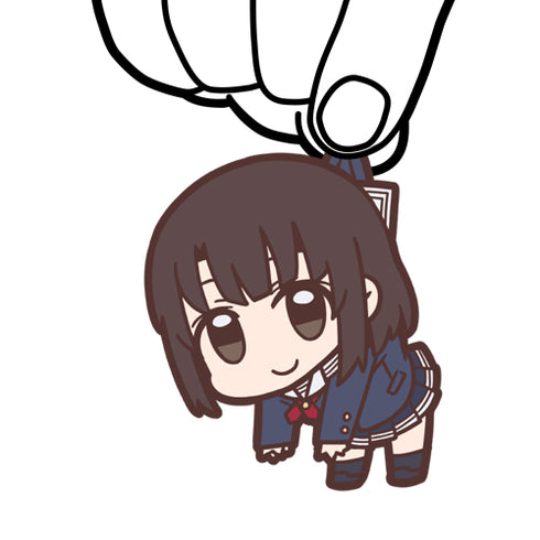 『冴えない彼女の育てかた♭』加藤恵つままれストラップ (制服) フラットVer.