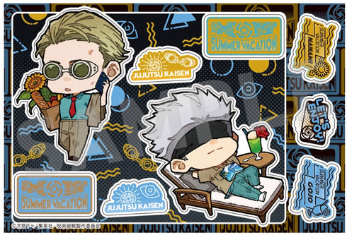 「呪術廻戦」ステッカー 七海建人&五条悟 夏休みver.