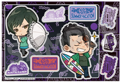 「呪術廻戦」ステッカー 東堂葵&禪院真依 夏休みver.