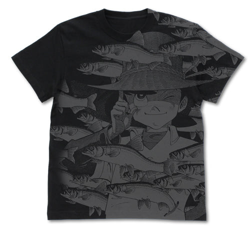 『釣りキチ三平』釣りキチ三平 オールプリントTシャツ