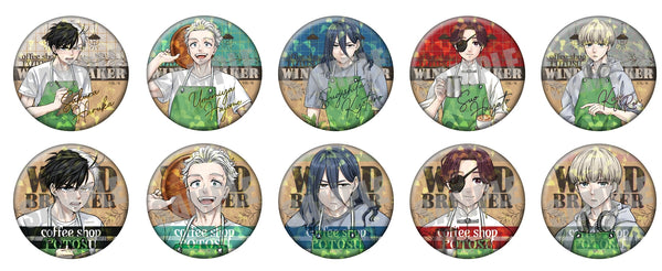 『WIND BREAKER』トレーディングホログラム缶バッジ Coffee shop ver.(全10種)BOX